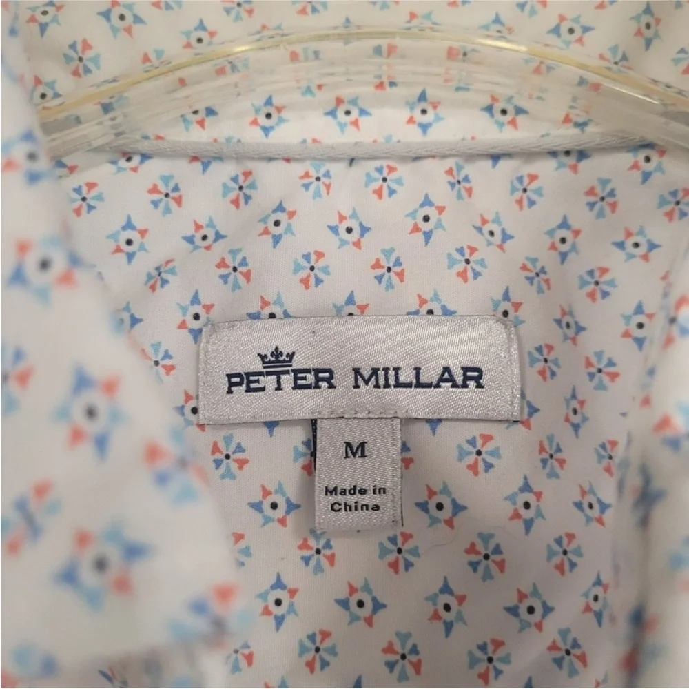 Peter Millar Patterned Button Up - Picture 3 of 9